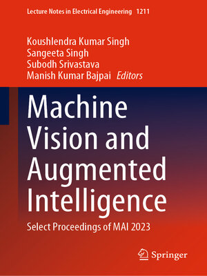 cover image of Machine Vision and Augmented Intelligence
